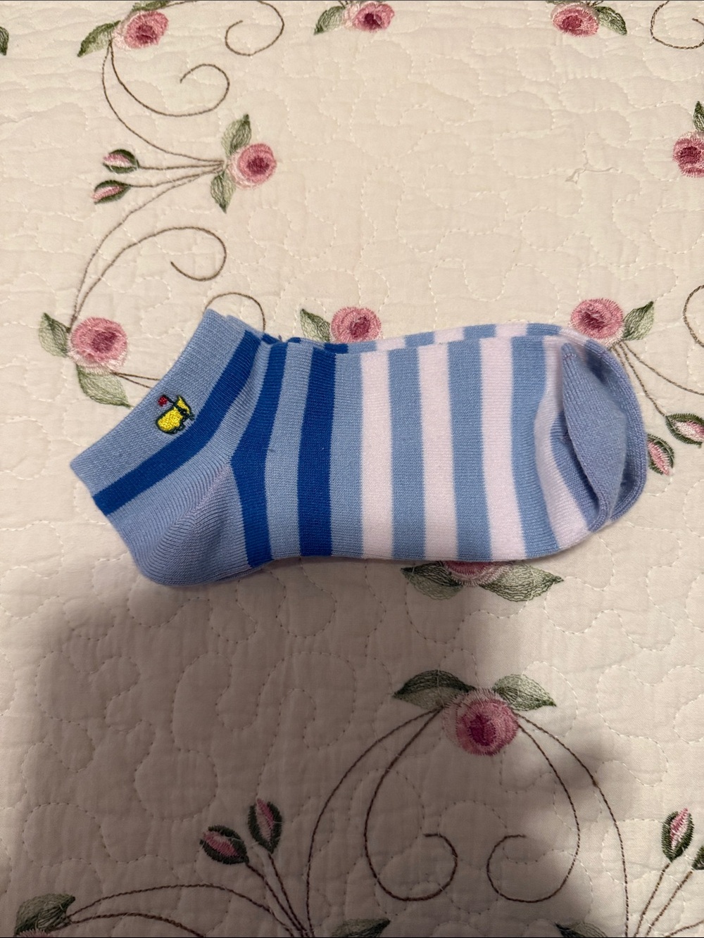 Master’s Light Blue Striped Low-Cut Socks